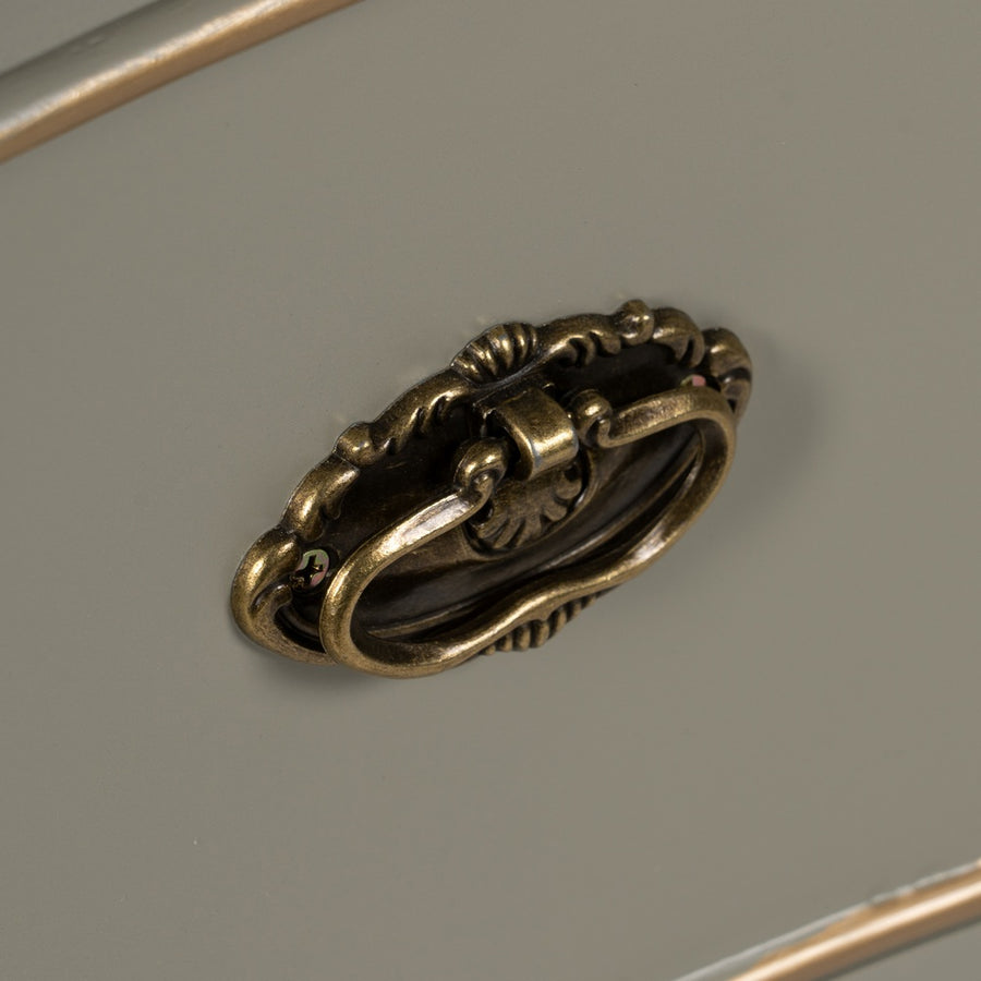 CÓMODA TAUPE MADERA 100 X 50 X 80 CM