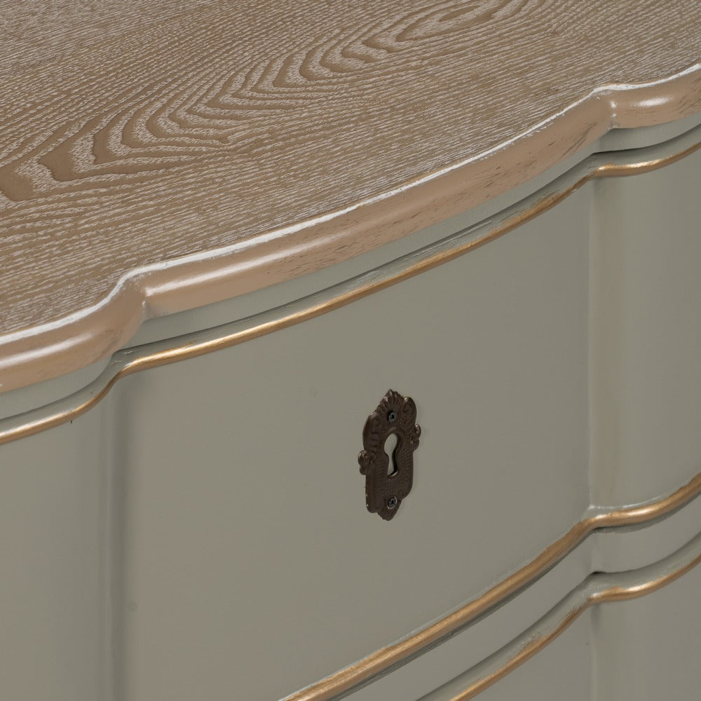 TAUPE DRESSER WOOD 100 X 50 X 80 CM