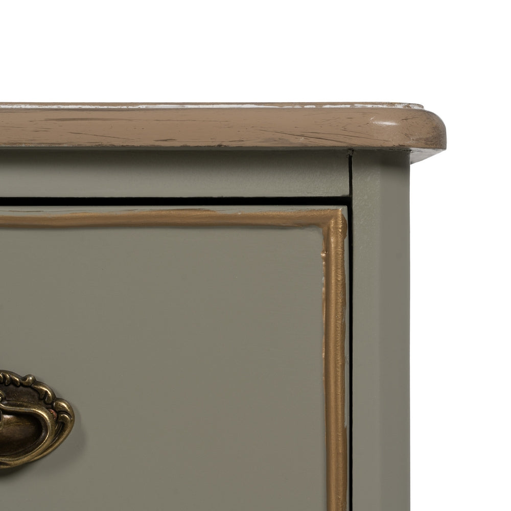 TAUPE DRESSER WOOD 100 X 50 X 80 CM