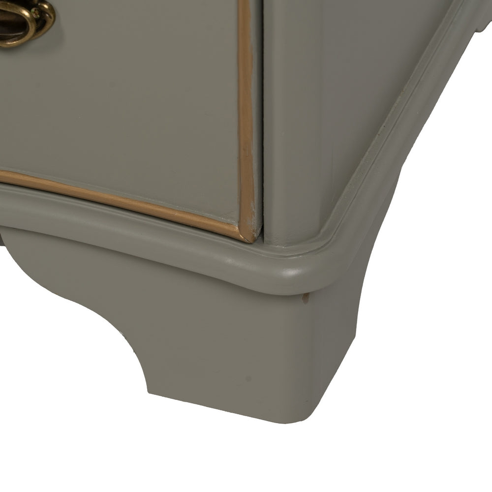 TAUPE DRESSER WOOD 100 X 50 X 80 CM