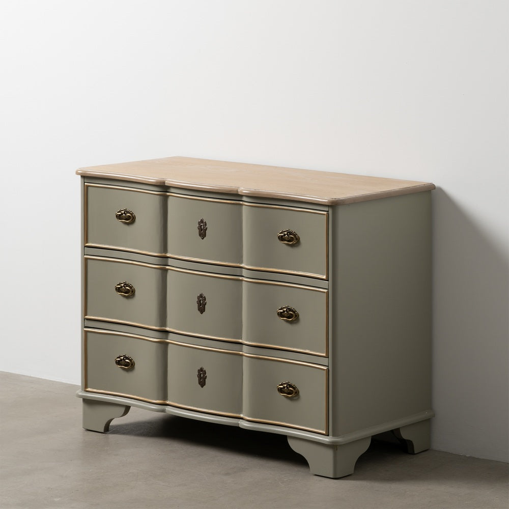 C�MODA TAUPE MADERA 100 X 50 X 80 CM