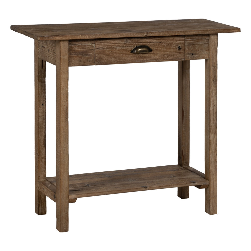 CONSOLA NATURAL MADERA 90 X 34,50 X 81 CM