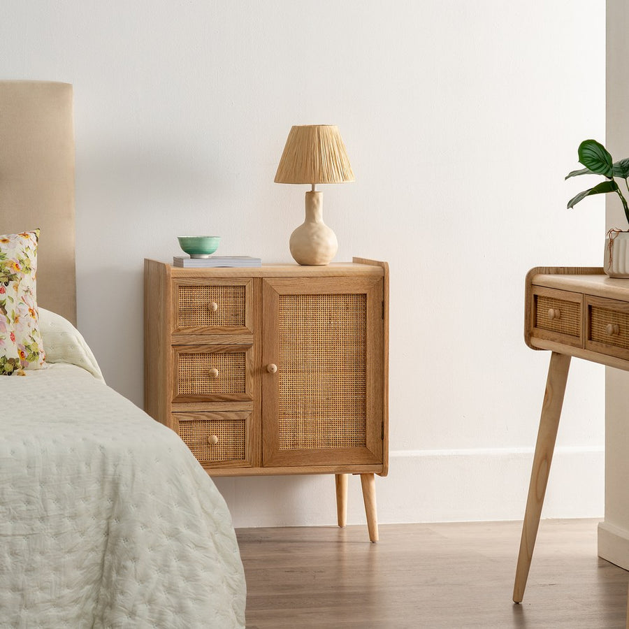 MUEBLE AUXILIAR NATURAL 60 X 35 X 75,50 CM