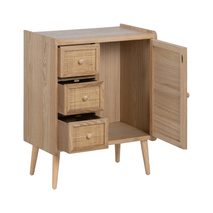 MUEBLE AUXILIAR NATURAL 60 X 35 X 75,50 CM