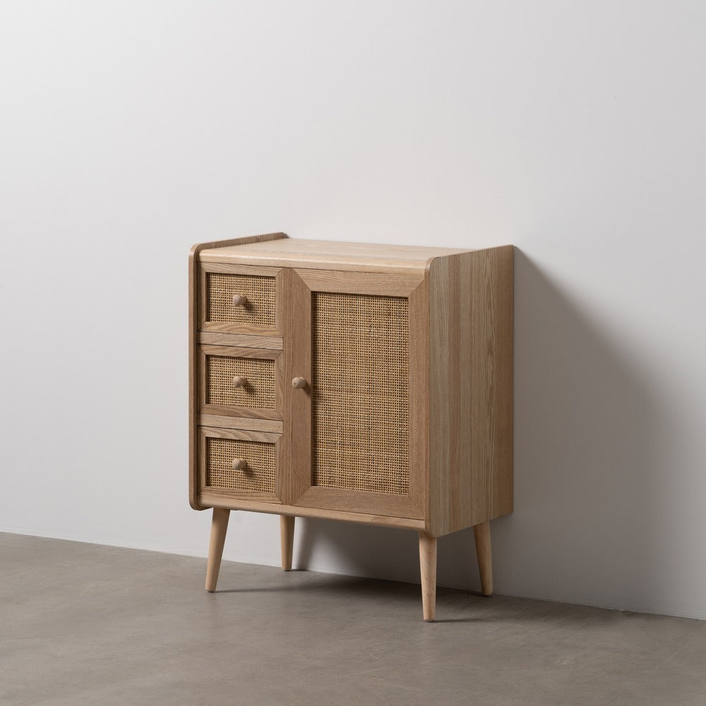 MUEBLE AUXILIAR NATURAL 60 X 35 X 75,50 CM