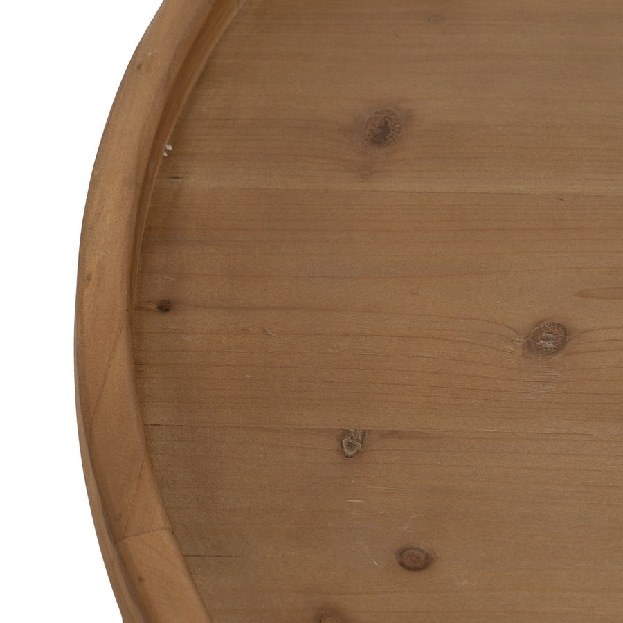 MESA CENTRO NATURAL DM-MADERA 80 X 80 X 36 CM