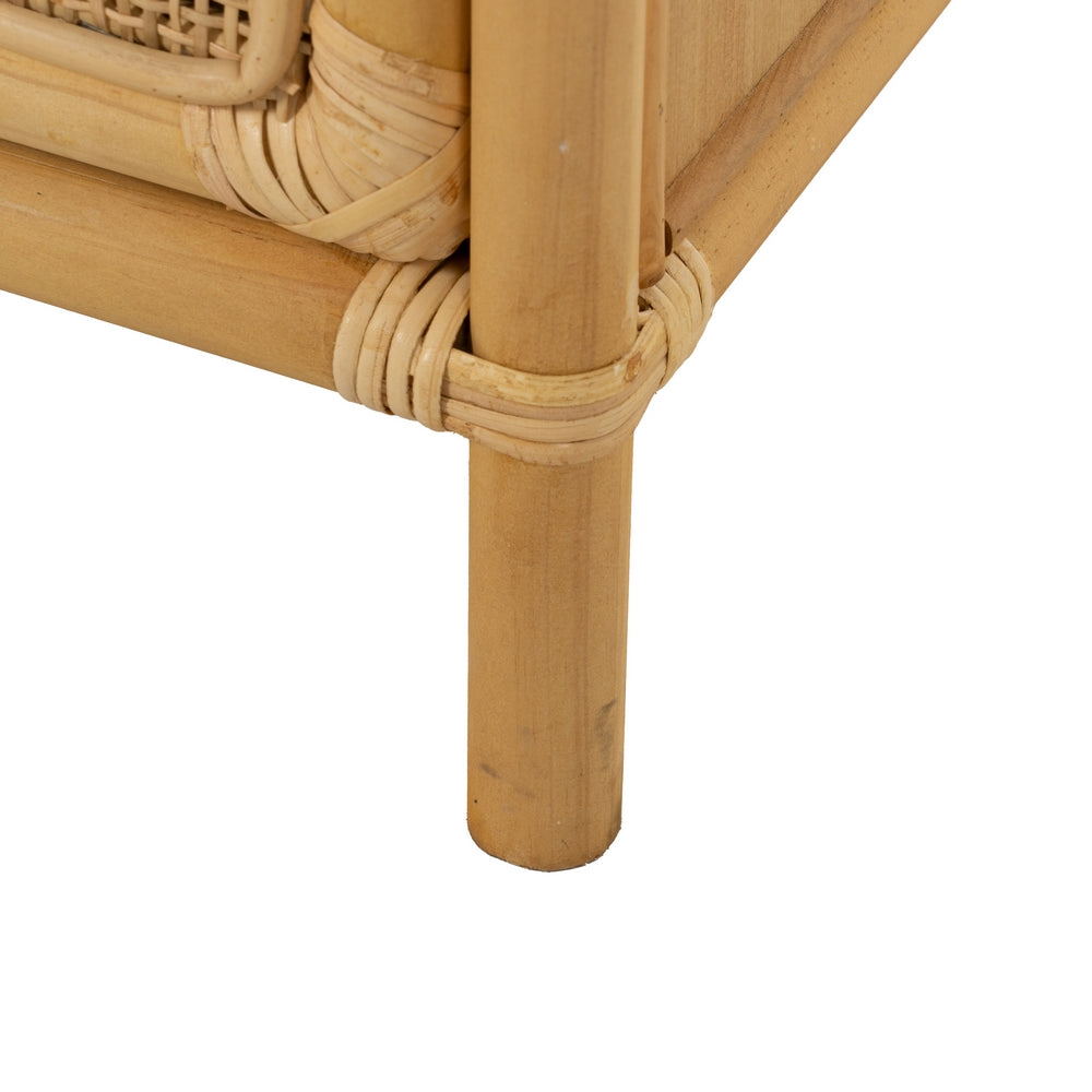MESITA NATURAL RATÁN SALÓN 46 X 35 X 60 CM