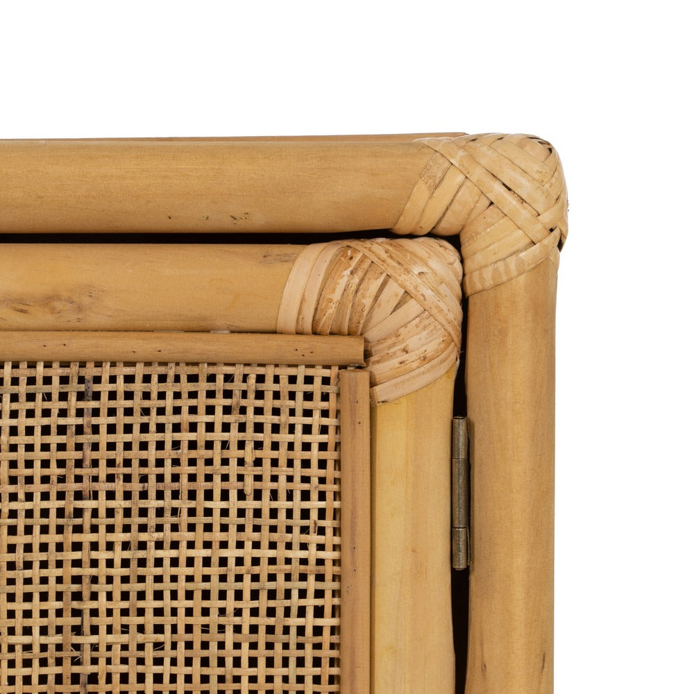 MUEBLE AUXILIAR NATURAL RATÁN SALÓN 97,50 X 40 X 65 CM