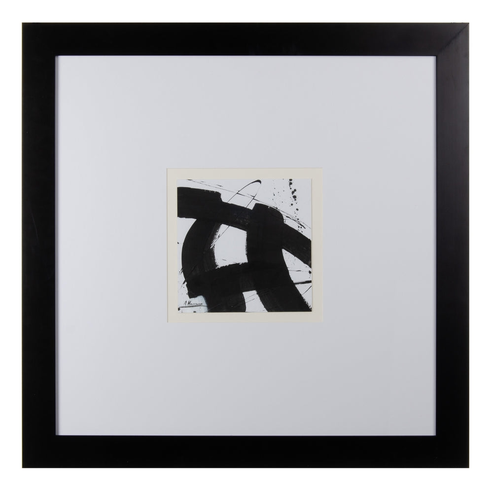 CUADRO PINTURA 2/M NEGRO-BLANCO 113 X 1,70 X 113 CM