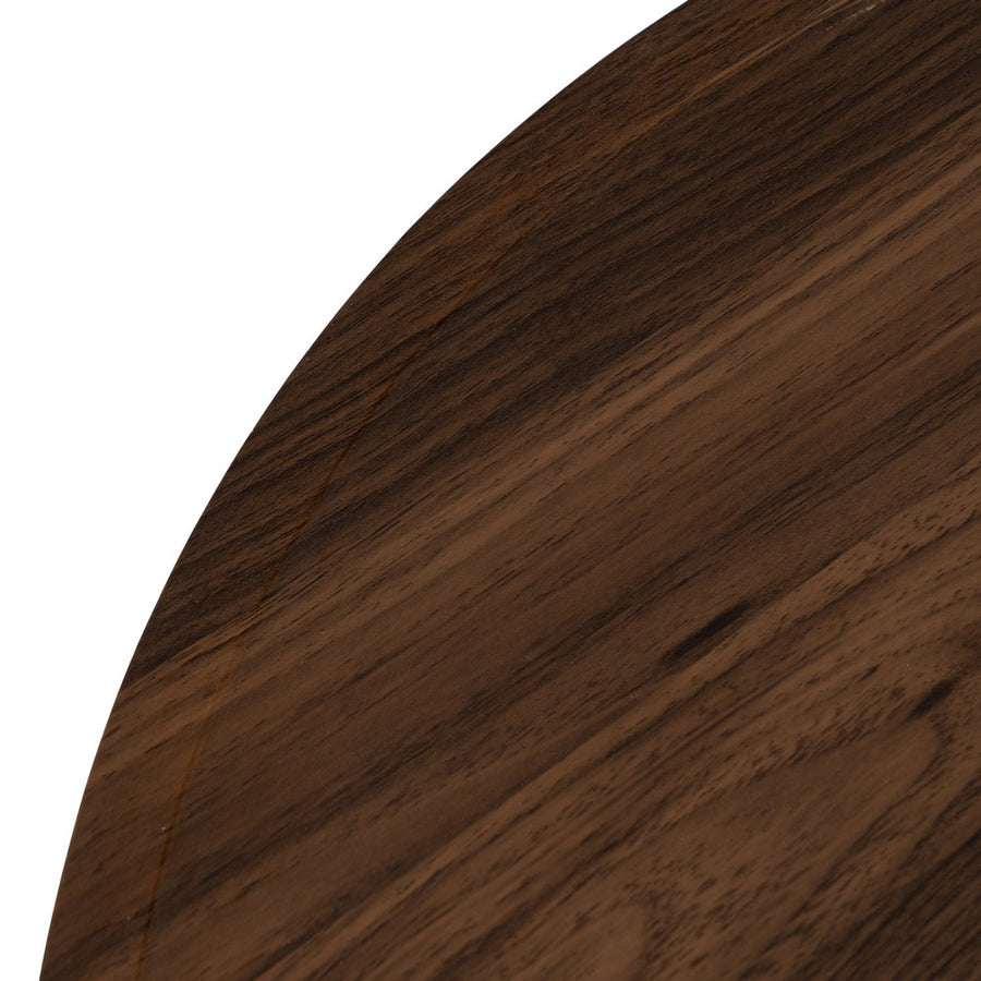 BROWN MDF-METAL COFFEE TABLE LIVING ROOM 60 X 60 X 45 CM