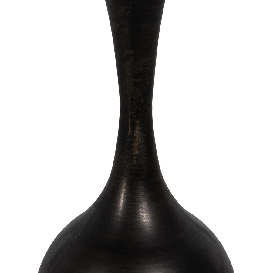 MESITA NEGRO METAL-MÁRMOL 40 X 40 X 53 CM
