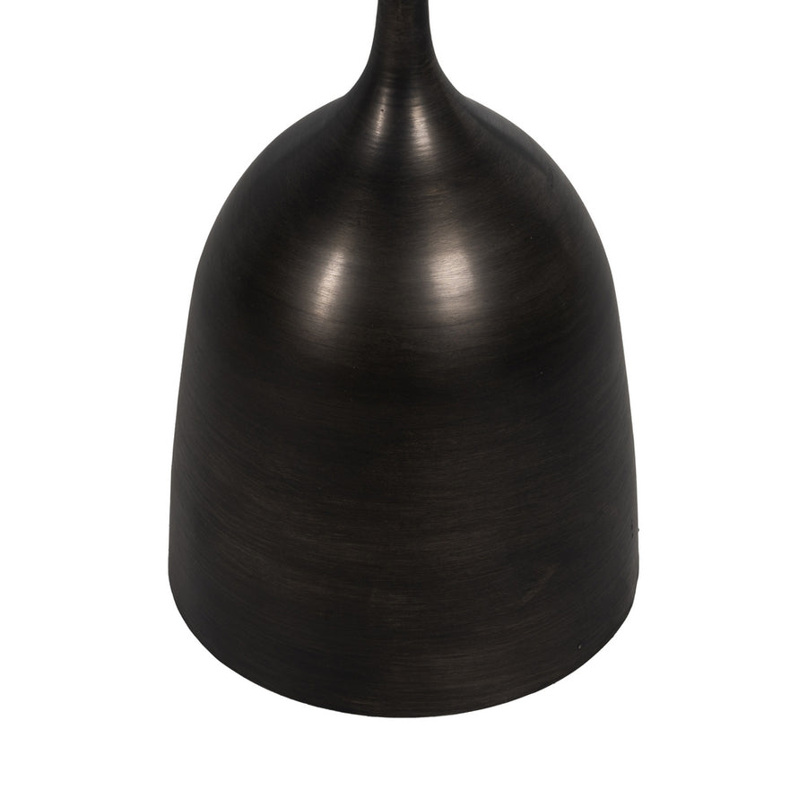 MESITA NEGRO METAL-MÁRMOL 50 X 50 X 58 CM