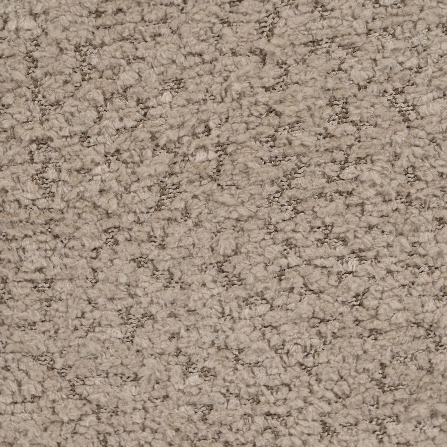 S/2 PUF BEIGE-MARRÓN TEJIDO 40 X 40 X 48 CM
