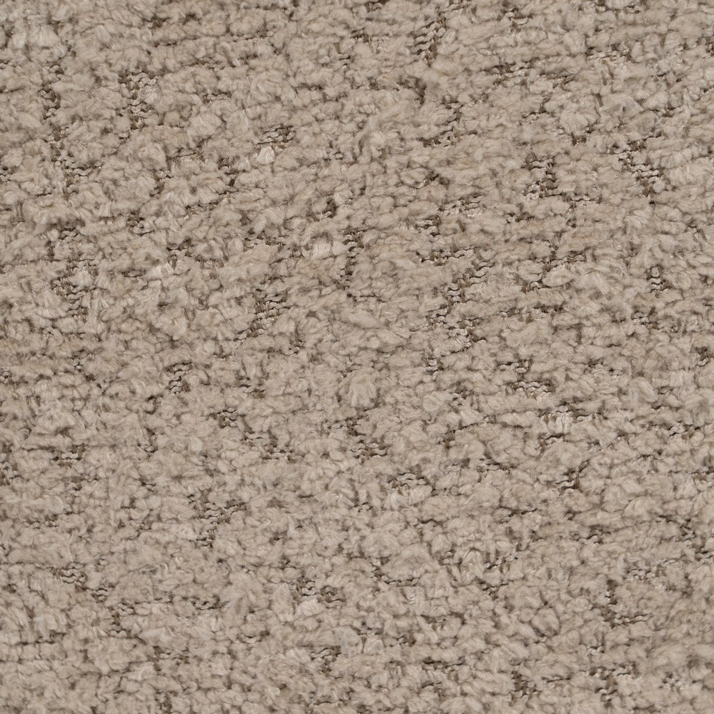 S/2 PUF BEIGE-MARRÓN TEJIDO 40 X 40 X 48 CM
