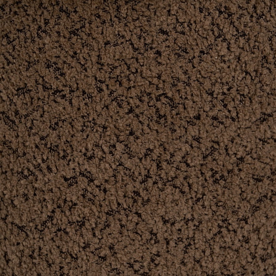 S/2 PUF BEIGE-MARRÓN TEJIDO 40 X 40 X 48 CM