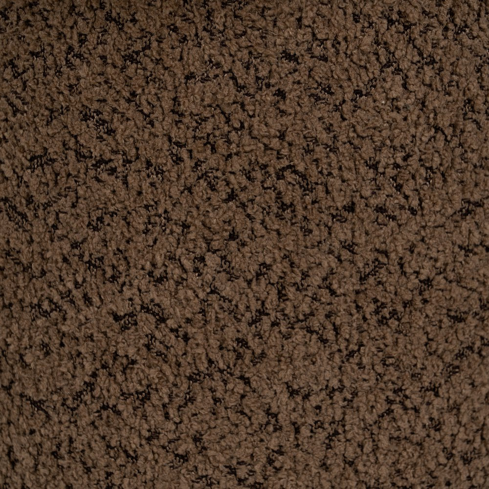 S/2 PUF BEIGE-MARRÓN TEJIDO 40 X 40 X 48 CM