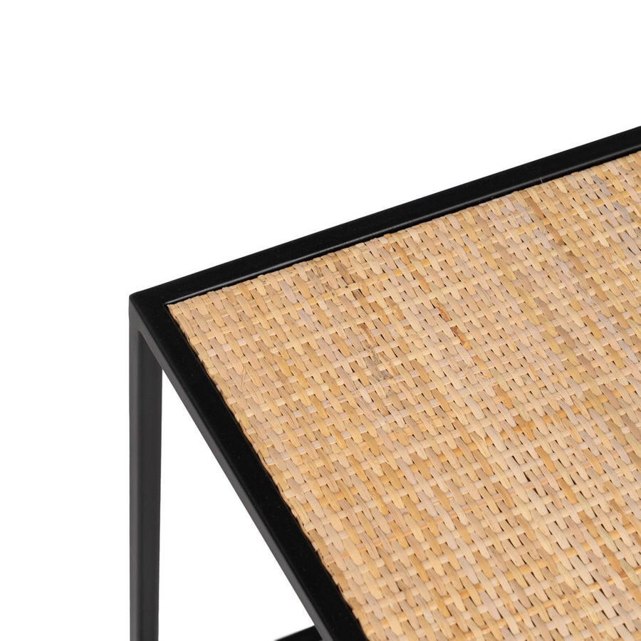 S/3 MESA CENTRO NATURAL-NEGRO 97,50 X 34 X 35 CM