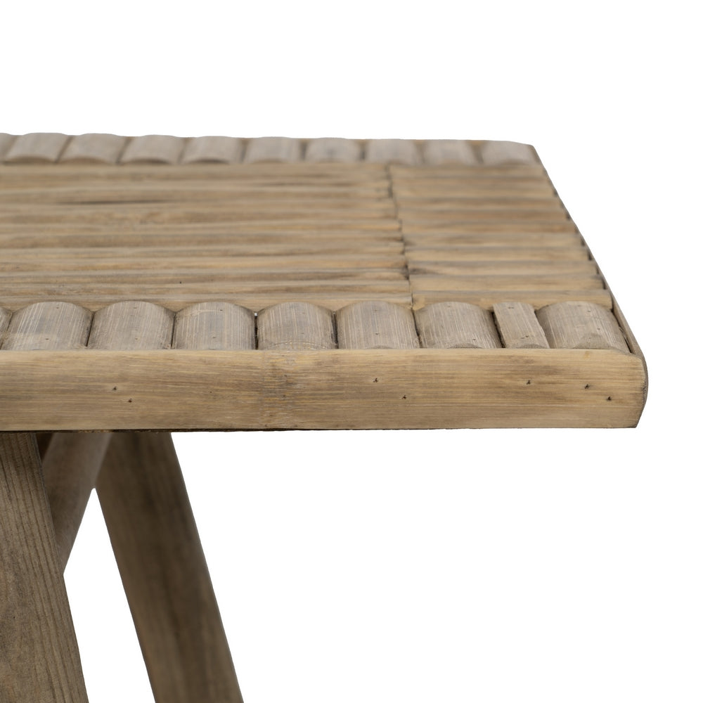 S/2 MESITAS NATURAL BAMBÚ 60 X 32 X 41 CM