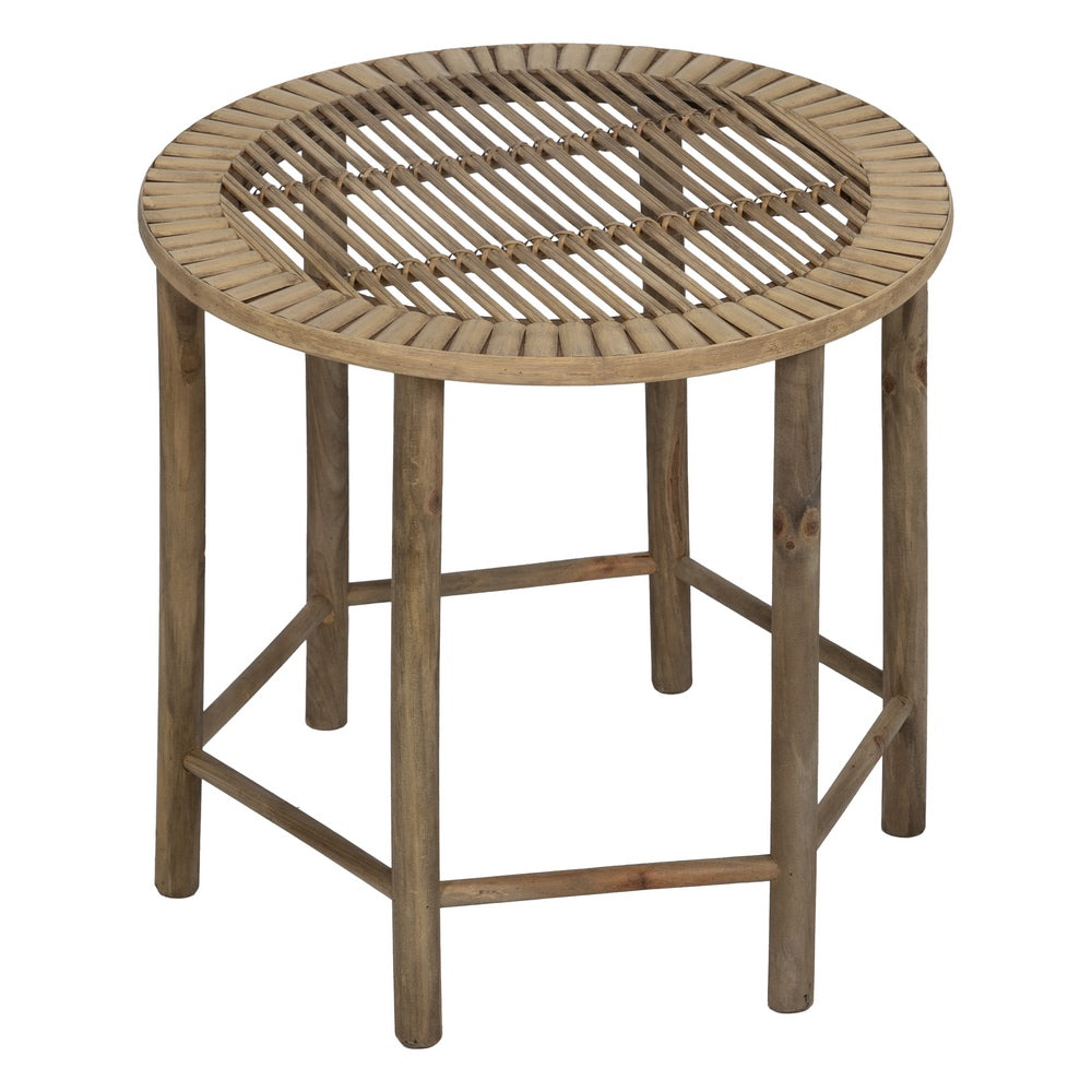 S/2 MESITAS NATURAL BAMBÚ 50 X 50 X 48 CM