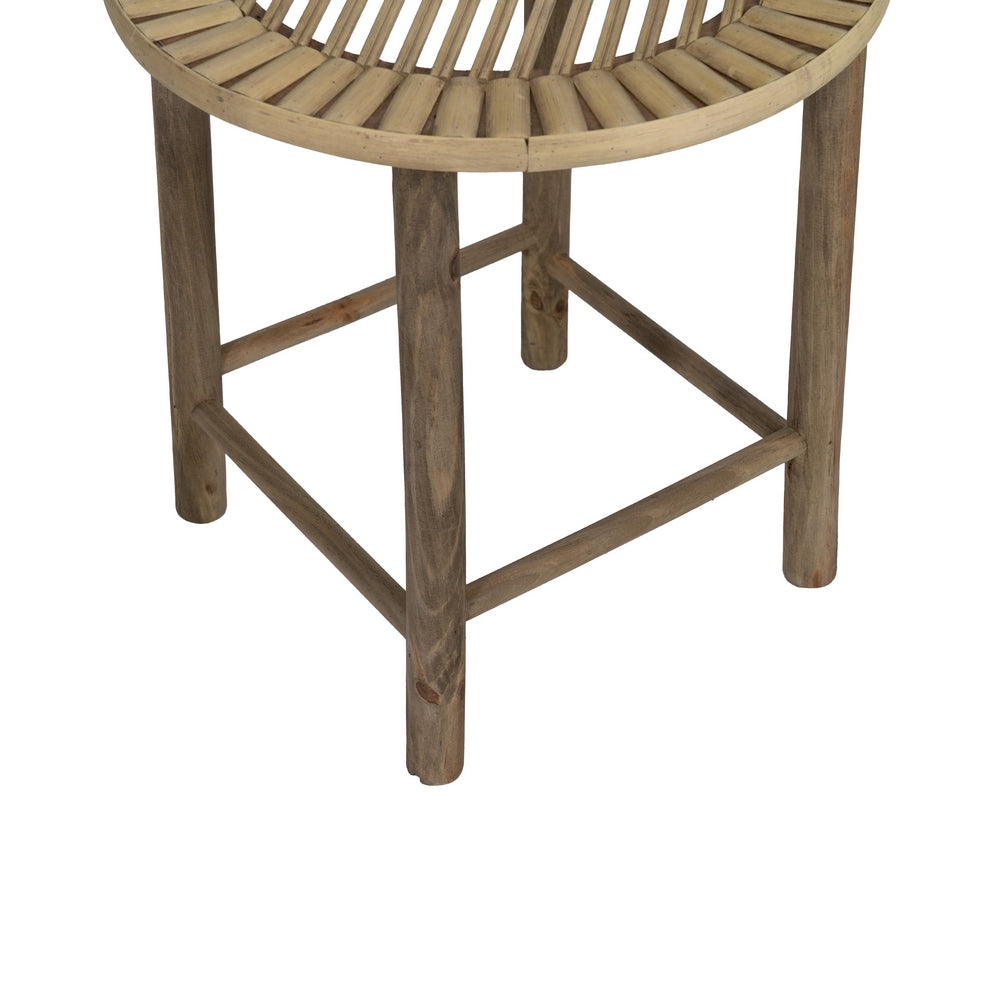 S/2 MESITAS NATURAL BAMBÚ 50 X 50 X 48 CM