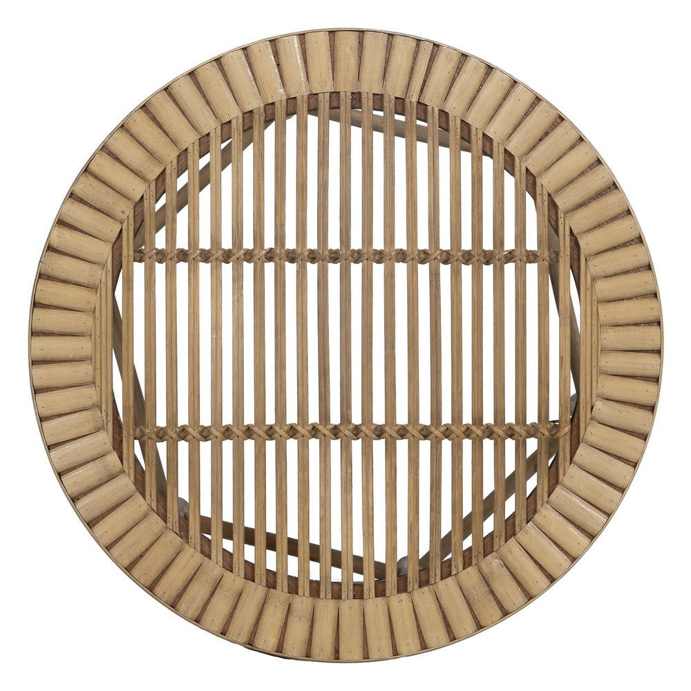 S/2 MESITAS NATURAL BAMBÚ 50 X 50 X 48 CM
