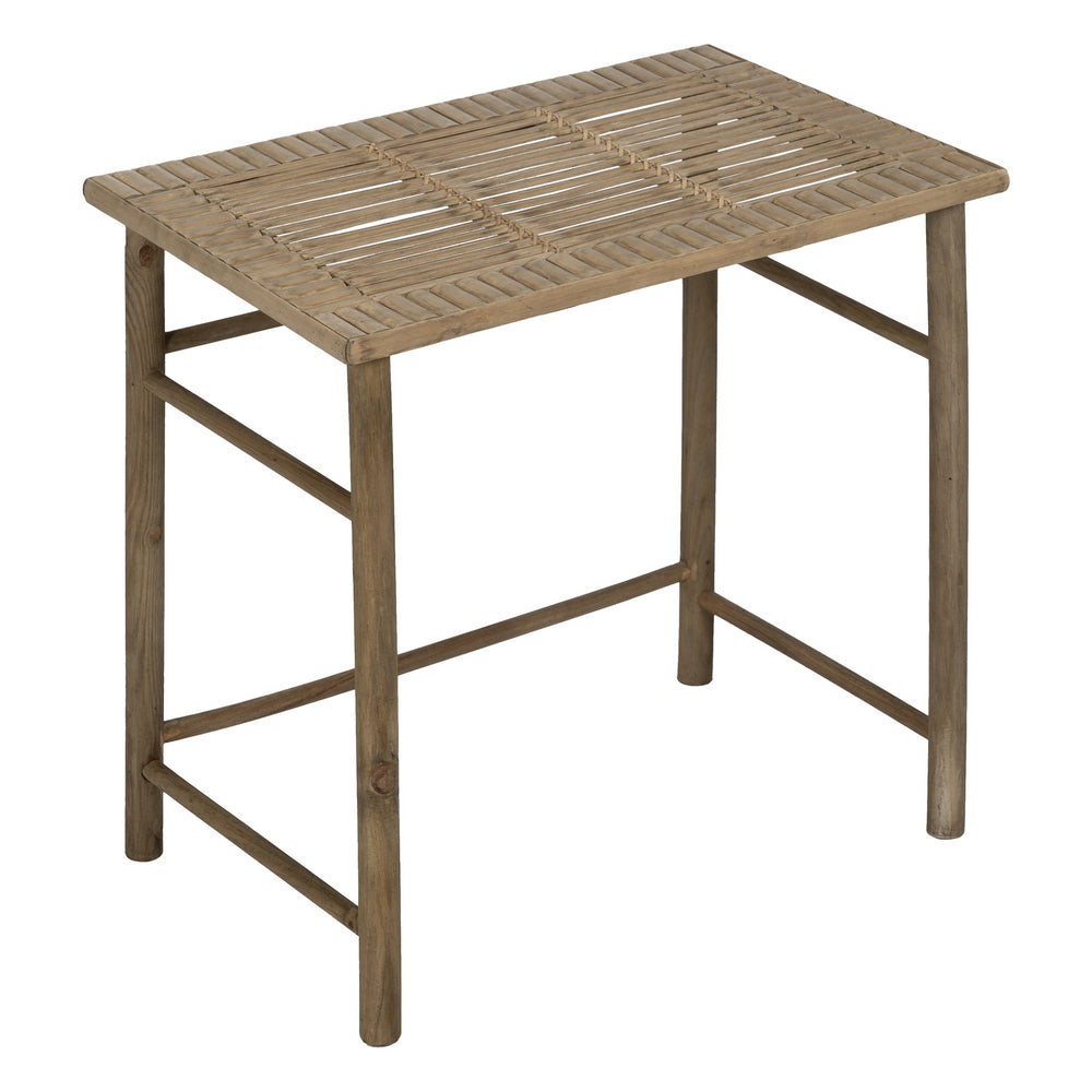 S/3 NATURAL BAMBOO SIDE TABLES 57 X 38 X 55 CM