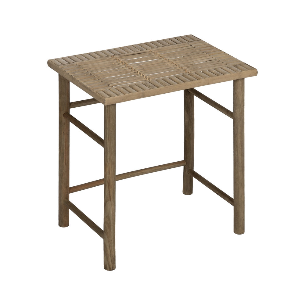 S/3 NATURAL BAMBOO SIDE TABLES 57 X 38 X 55 CM