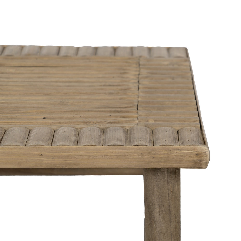 S/3 NATURAL BAMBOO SIDE TABLES 57 X 38 X 55 CM