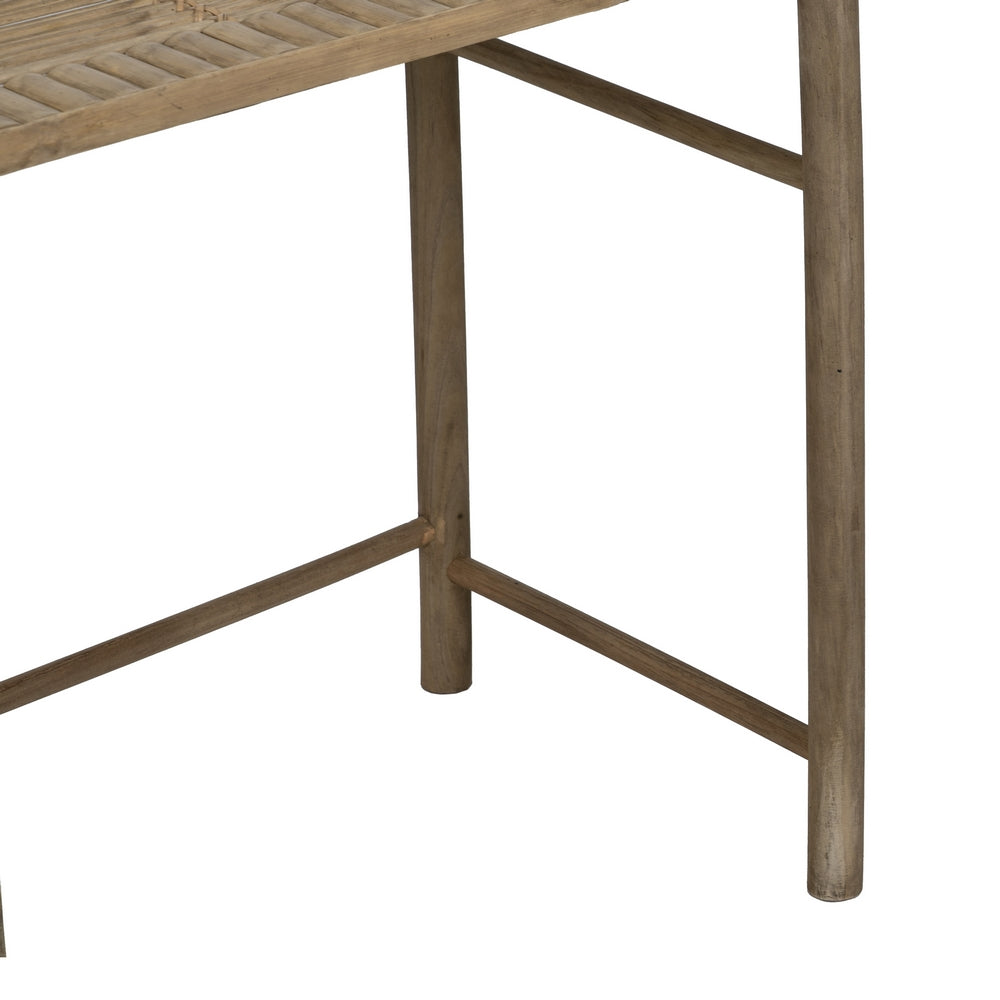 S/3 NATURAL BAMBOO SIDE TABLES 57 X 38 X 55 CM
