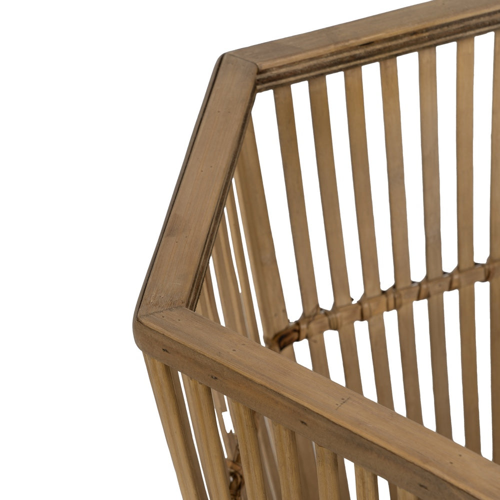 S/2 BAMBOO PLANTERS DECORATION 39 X 34.50 X 35 CM