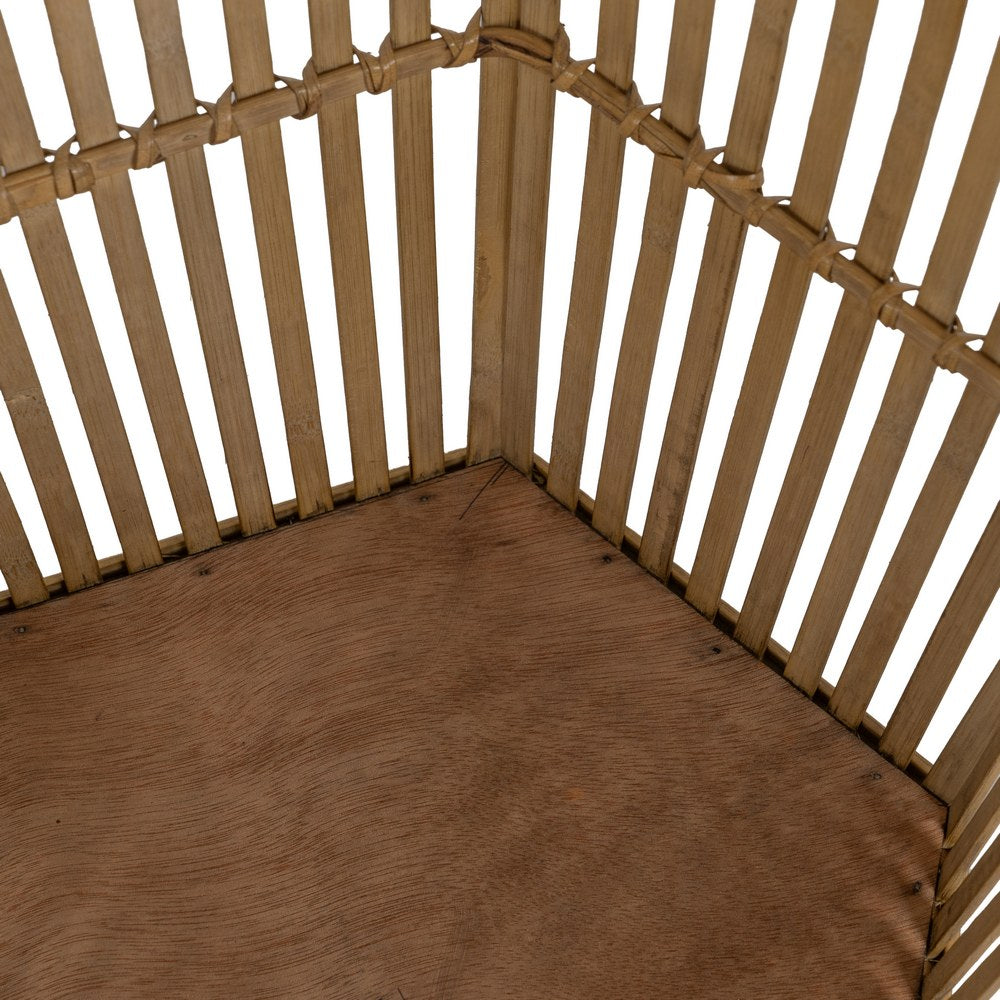 S/2 BAMBOO PLANTERS DECORATION 39 X 34.50 X 35 CM