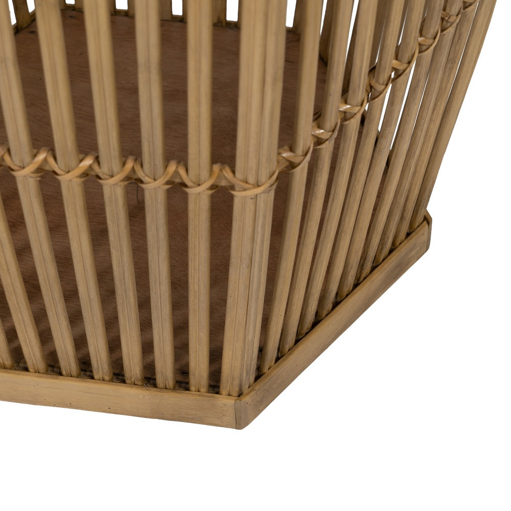 S/2 BAMBOO PLANTERS DECORATION 39 X 34.50 X 35 CM