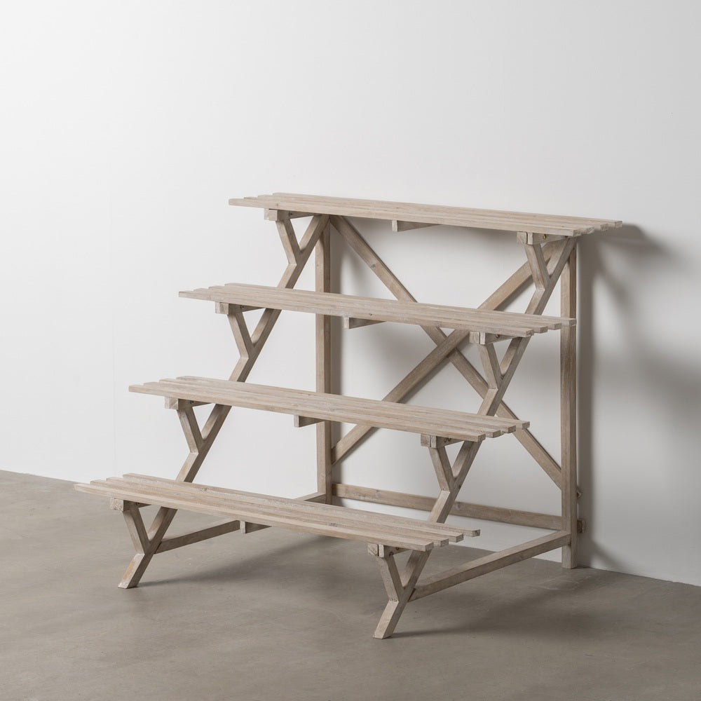 ESTANTERÍA NATURAL MADERA 100 X 80 X 82 CM
