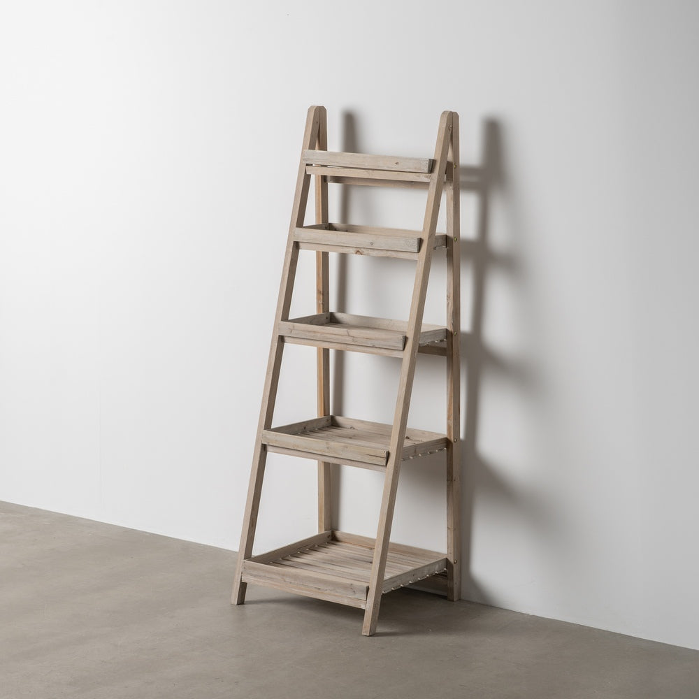 ESTANTER�A NATURAL MADERA 50 X 46 X 145 CM