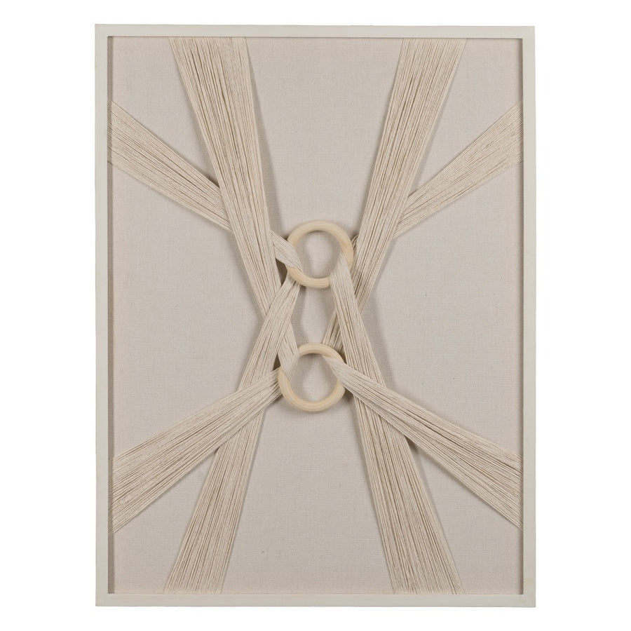 BEIGE DM-WOOD DECORATIVE PICTURE 60 X 3 X 80 CM