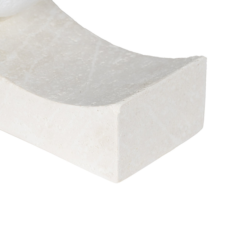 LÁMPARA MESA BLANCO POLIRESINA 26,50 X 10 X 19,50 CM