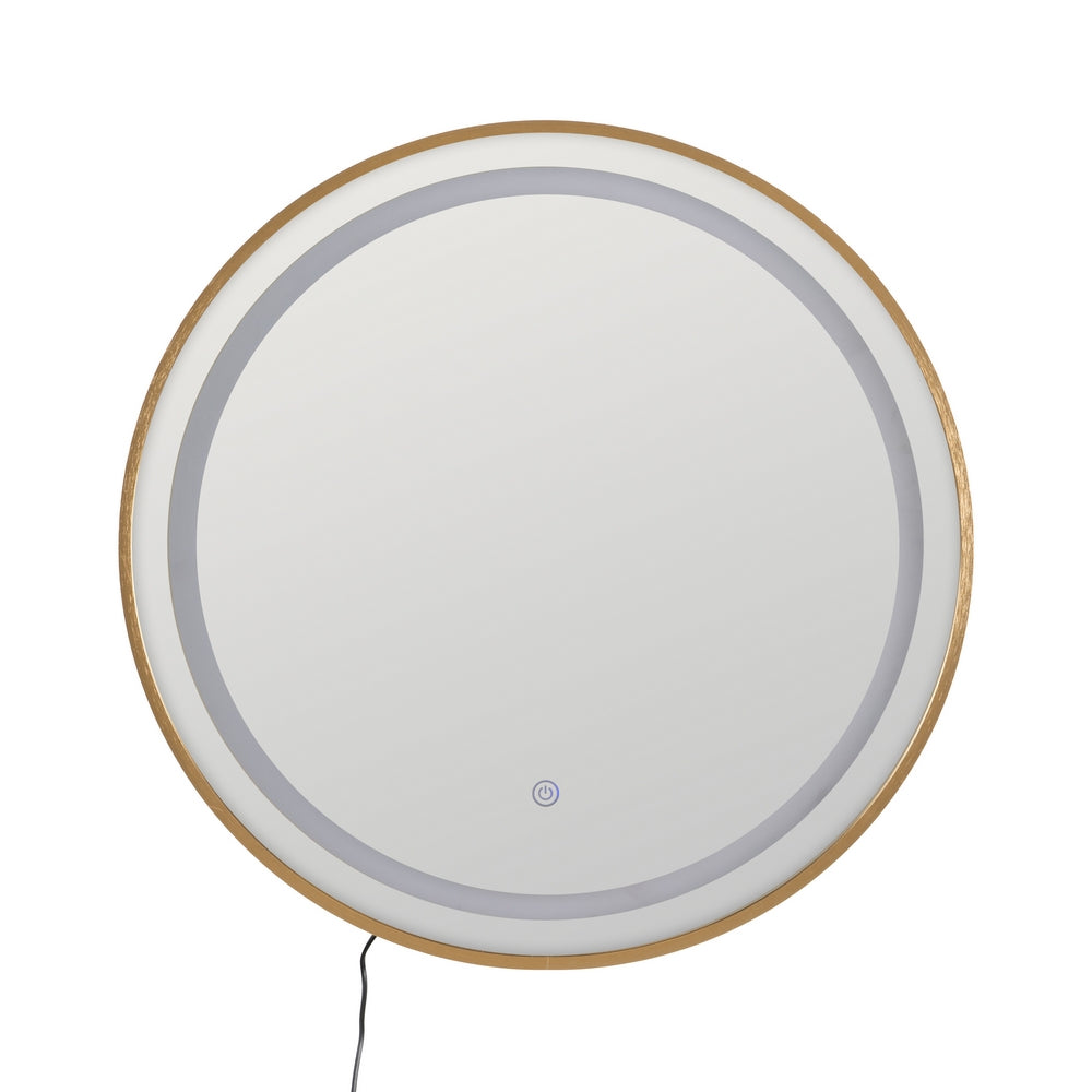 LED LIGHT MIRROR DECORATION 60 X 3 X 60 CM