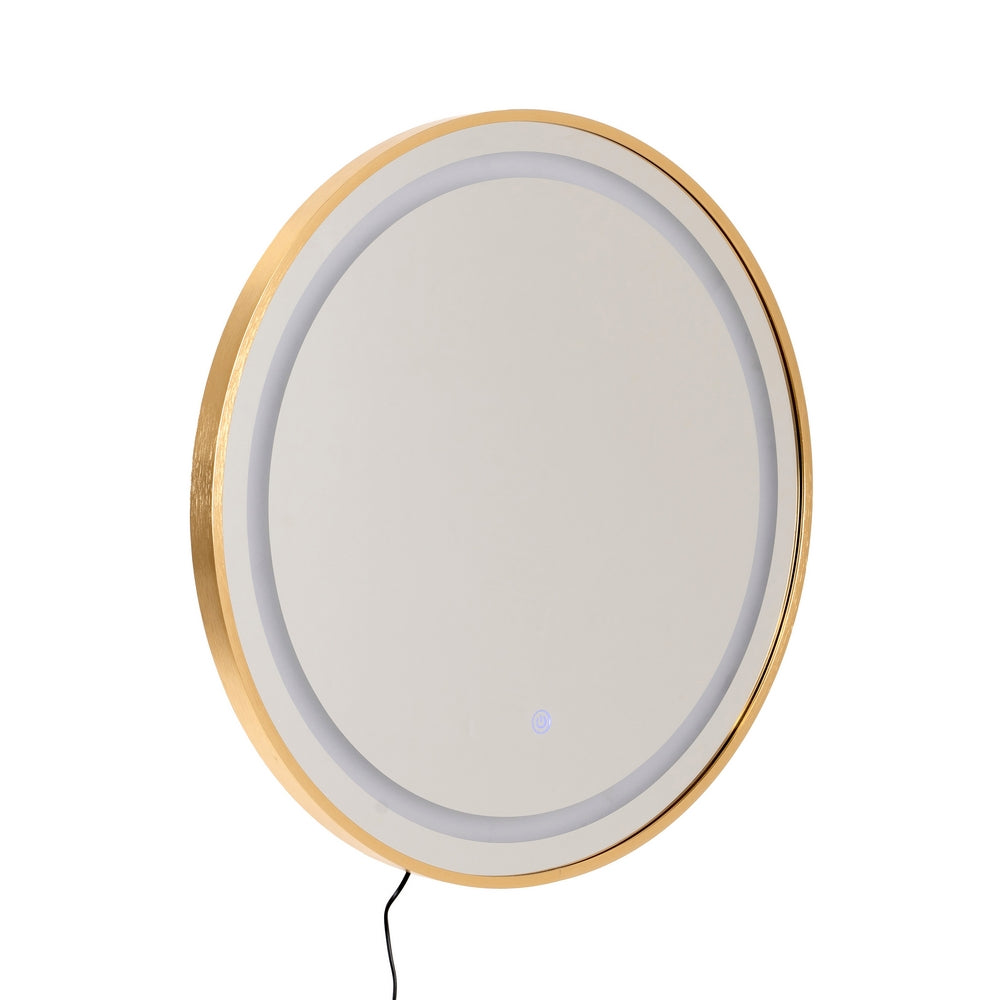 LED LIGHT MIRROR DECORATION 60 X 3 X 60 CM