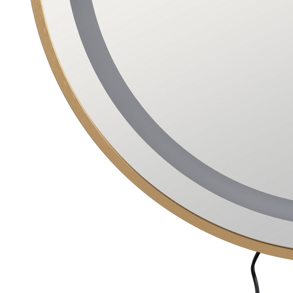 LED LIGHT MIRROR DECORATION 60 X 3 X 60 CM