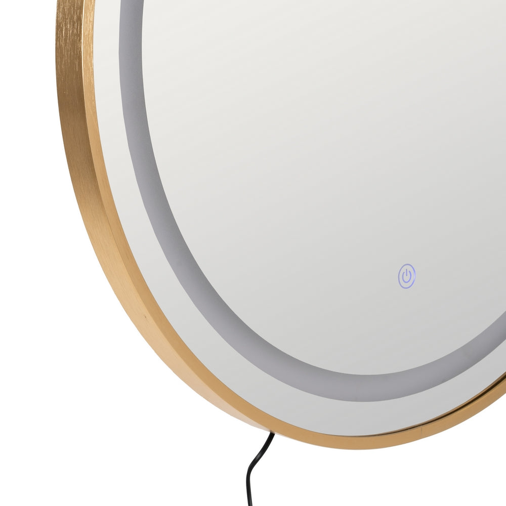 LED LIGHT MIRROR DECORATION 60 X 3 X 60 CM
