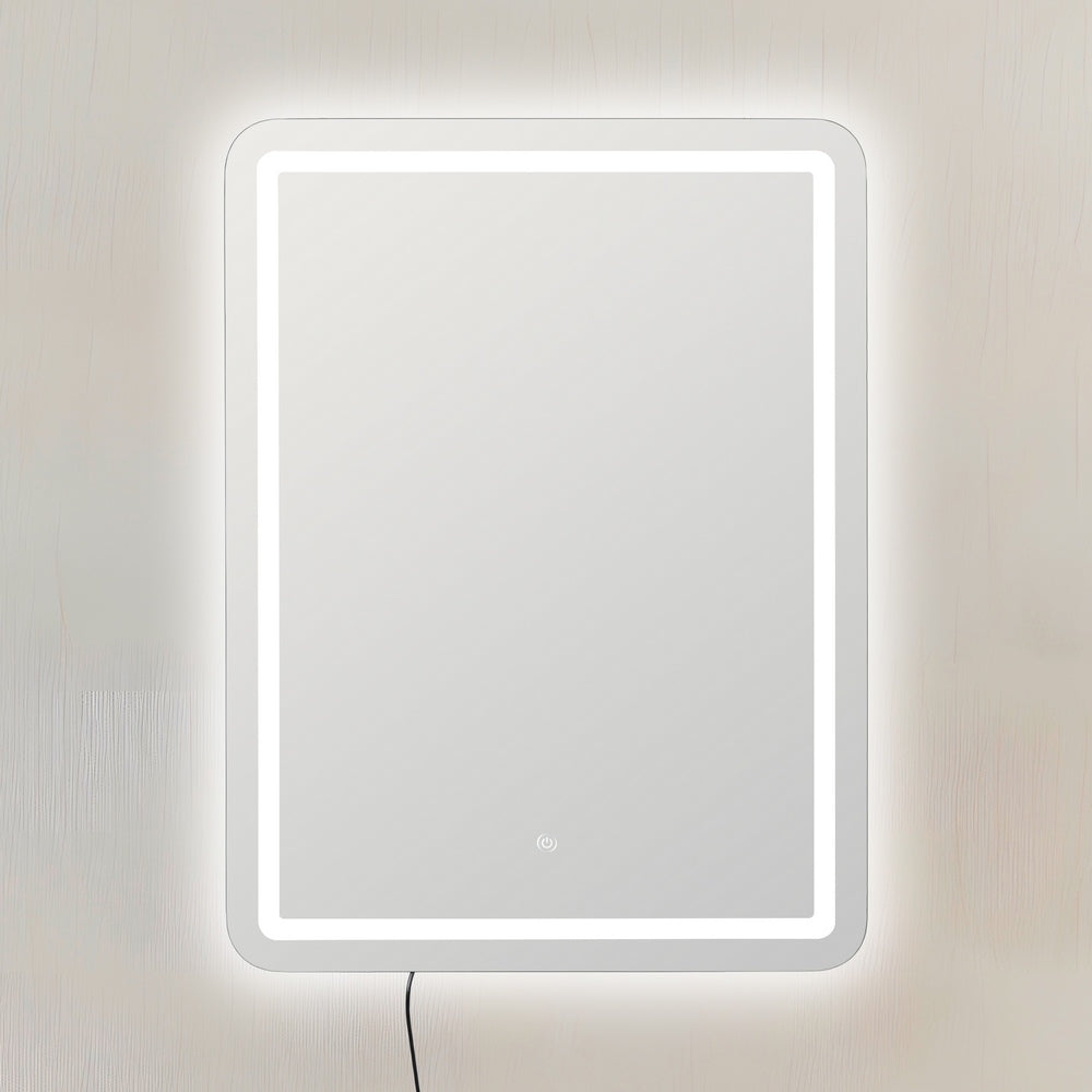 ESPEJO CON LUZ LED DECORACIÓN 60 X 3 X 80 CM
