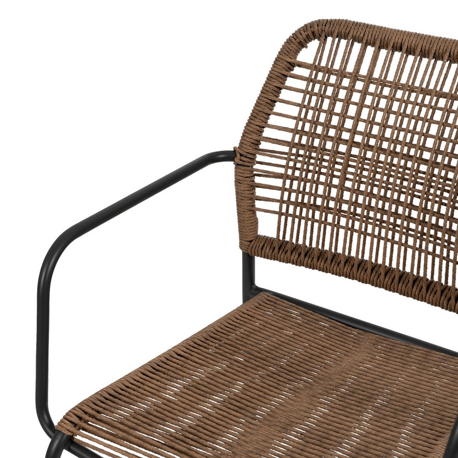 SILLA APILABLE ACERO EXTERIOR 53 X 63 X 78 CM