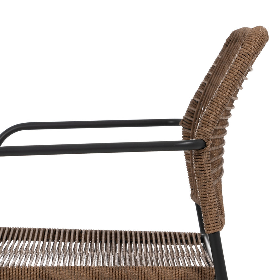 SILLA APILABLE ACERO EXTERIOR 53 X 63 X 78 CM