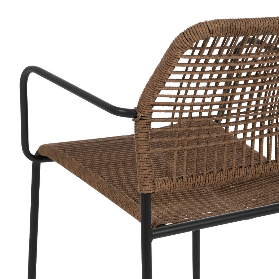 SILLA APILABLE ACERO EXTERIOR 53 X 63 X 78 CM