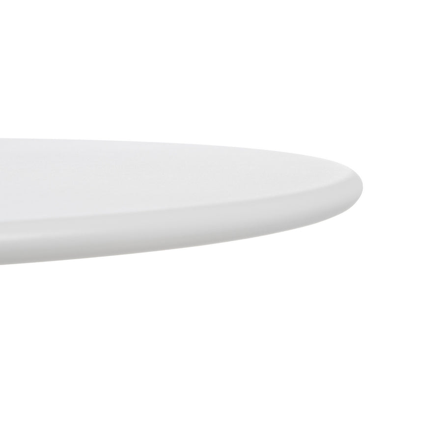 MESA AUXILIAR PLEGABLE BLANCO ACERO 70 X 70 X 72 CM