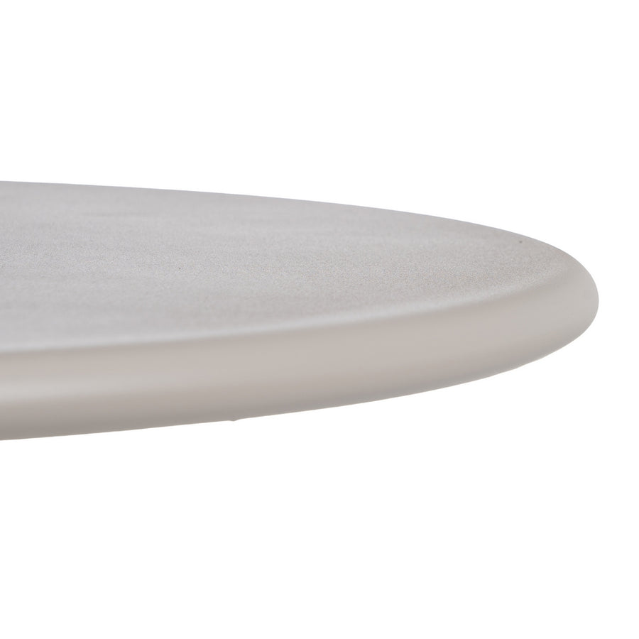MESA AUXILIAR PLEGABLE TAUPE ACERO 70 X 70 X 72 CM