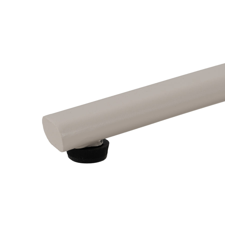 MESA AUXILIAR PLEGABLE TAUPE ACERO 70 X 70 X 72 CM
