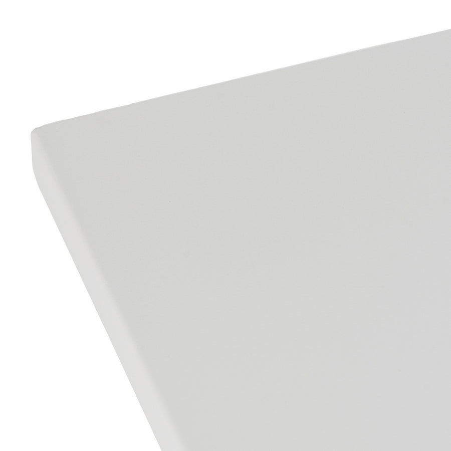 MESA AUXILIAR PLEGABLE BLANCO ACERO 70 X 70 X 74 CM