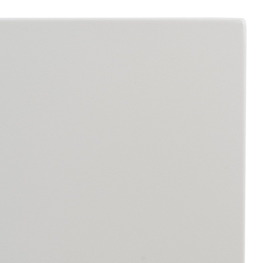 MESA AUXILIAR PLEGABLE BLANCO ACERO 70 X 70 X 74 CM