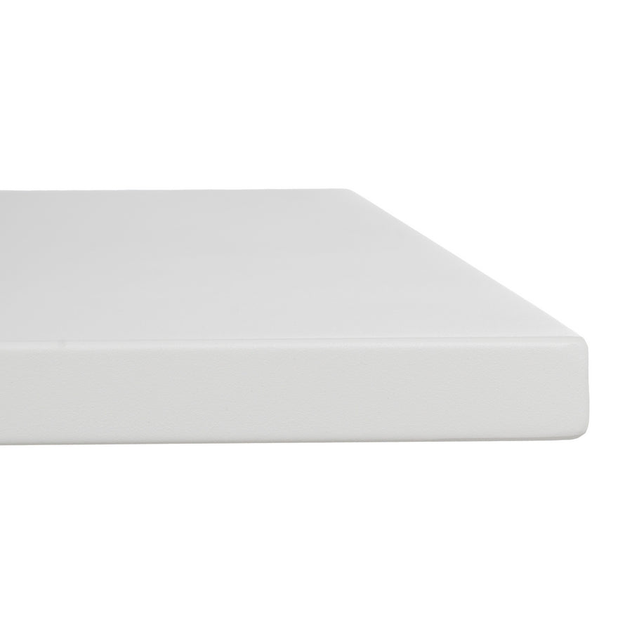 MESA AUXILIAR PLEGABLE BLANCO ACERO 70 X 70 X 74 CM